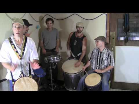 Brazil Samba Raggae with Toca Djembe and Sabar Part on Djemebe