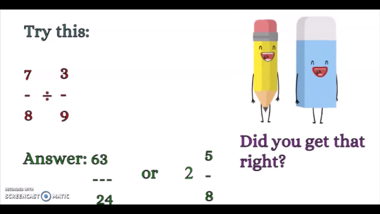Dividing fractions using 3 simple steps!!! - YouTube