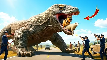 Heroic Rescue Team Saves Lonely Horse from Giant Bug Terrifying Attack