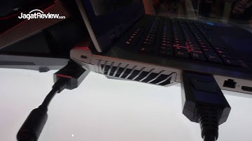 Jagatreview at Computex 2016 - ASUS ROG Laptop Gaming GX800