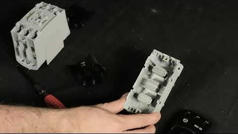 MO CONTACTOR REPAIRING AND REASSEMBLY