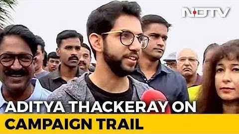 "You Are NDTV 24x7, We Work 24x7": Aaditya Thackeray Campaigns In Worli