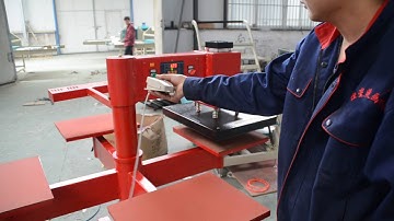 simple four station heat press machine