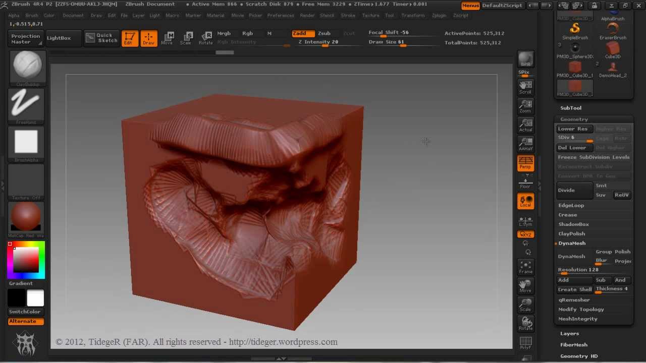 zbrush subdivide keep hard edges