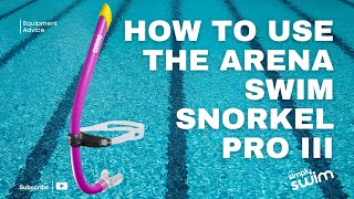 How To Use The Arena Swim Snorkel Pro III with Simply Swim screenshot 4