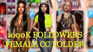 MY ENTIRE FEMALE CC FOLDER clothes, shoes, accessories | SIMS 4