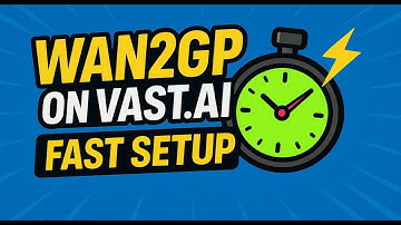 ⚡ Vast.ai WAN2GP Tutorial: Get Up and Running Fast