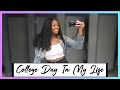 COLLEGE DAY IN MY LIFE | basketball game, drinks with friends, library, classes | College Vlog #46