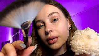 ASMR Taking Care Of You While You Sleep🌙💤 | Hair Play, Skin Care, Face Tracing & Brushing