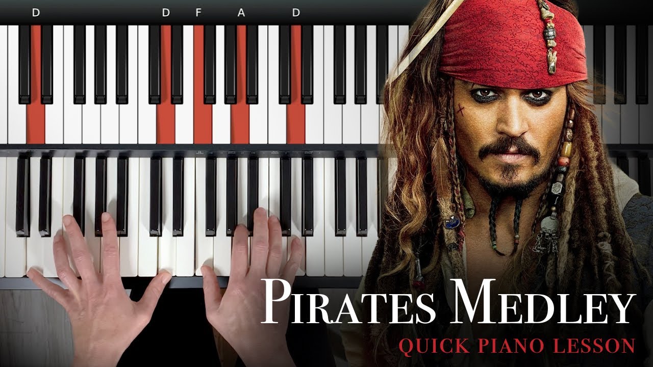 How To Play Pirates of the Caribbean Medley Piano Tutorial YouTube