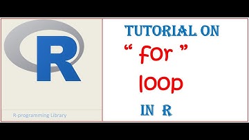 Loops in R || For loop in R