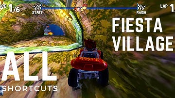 Beach Buggy Racing | Android Gameplay | Fiesta Village Secret Shortcuts | Easy Street Level 4