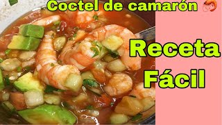 Coctel de Camarón  Receta Facil y Rápida