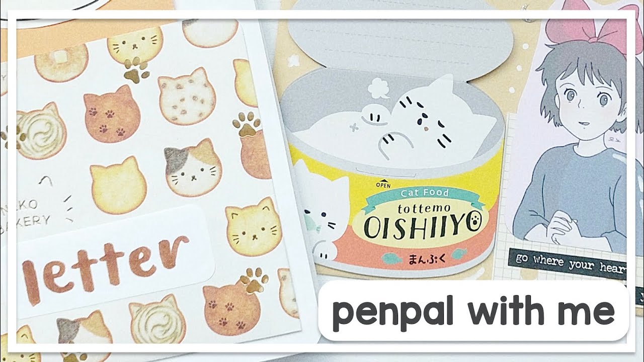 🐈 penpal with me cat theme | maiden manila