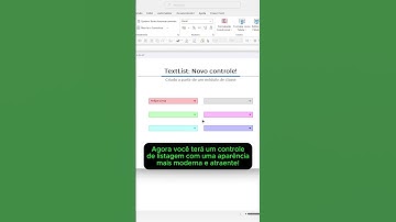 Novo controle para seus formulários VBA! #shorts #excel #uidesign