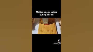 XTool D1 Laser Engraver • Personalized Cutting Board • iCreate Art Studio #xtool #icreate