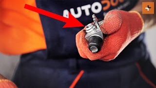 Come cambiare Cilindro Freno Ruota sinistro e destro Skoda Roomster 5j - video tutorial