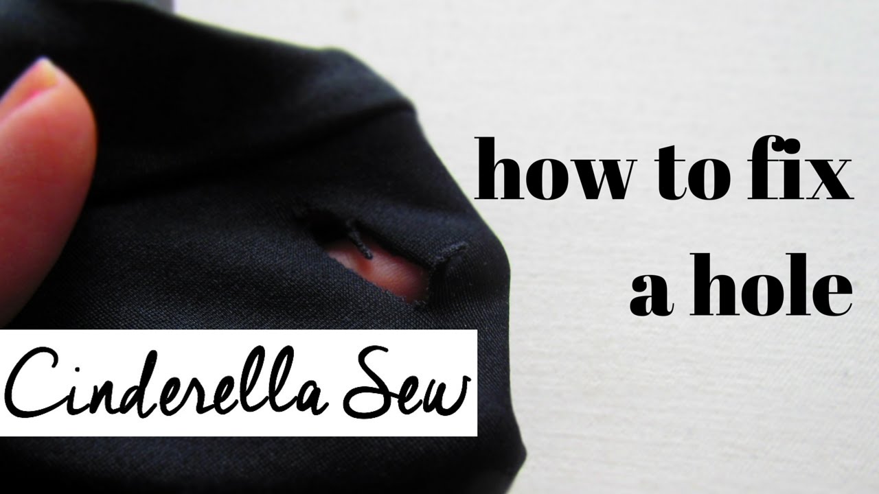 Fix a hole in leggings - Sew shut a rip in tights - Easy hand