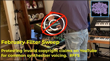 February Filter Sweep #FFS - Featuring sweeps with the Moog Matriarch, Grandmother, Voyager and One