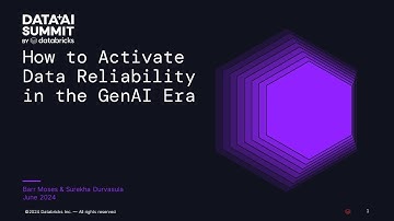 How to Activate Data Reliability in the GenAI Era