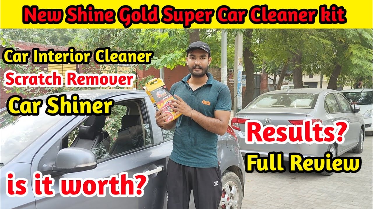 New Shine Gold Super Car Cleaner Kit Full Unboxing & Review