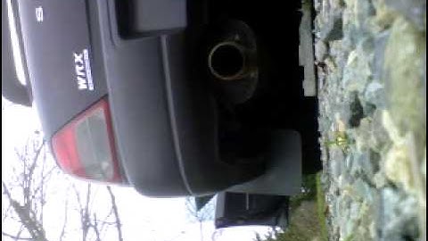 2002 wrx catless downpipe with stock catback