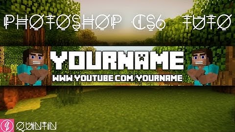Photoshop CS6 - MINECRAFT Banner (#SpeedArt) ► By QNTN
