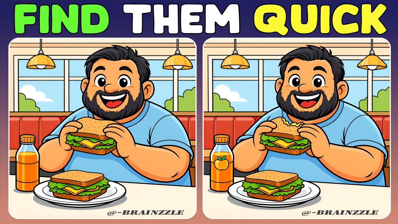 [Тренировка мозга: Найди отличия] Сможете ли вы найти то, что многие не могут заметить?