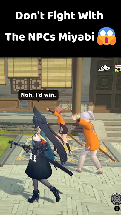 😱 Don't Fight With The NPCs Miyabi! - Zenless Zone Zero