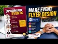 How to Make Flyer Design MS Word 2026 | Create Professional Flyer | Microsoft Word | Free template