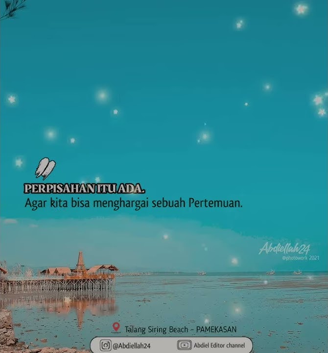 STATUS WA LAGU MADURA || Quotes Perpisahan Sedih