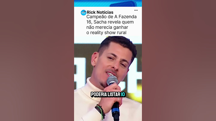 Campeão de A Fazenda 16, Sacha revela quem não merecia ganhar o reality show rural  #afazenda16