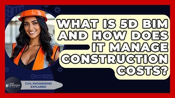 What Is 5D BIM And How Does It Manage Construction Costs? - Civil Engineering Explained