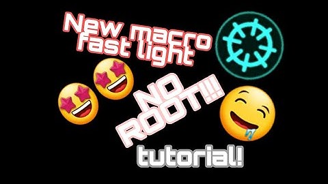 NEW macro fast light tutorial *no root* (agario)