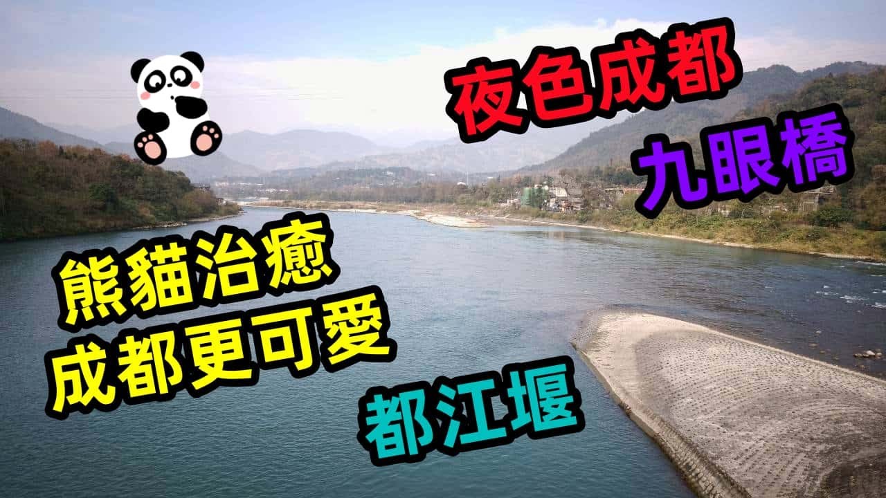 20251213成都篇｜為了可愛的熊貓｜追尋花花｜人民公園金黃銀杏｜古老水利工程都江堰｜玉林市場，挑選乾貨、辣椒、花椒｜九眼橋散步，看夜景、逛酒吧一條街｜吃川菜吃得超過癮，每一道都香麻帶勁