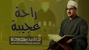 تلاوة تخطف القلوب | راحه وسكون لا يمكن وصفهم | سورة الحج | الشيخ الباكب المبكي محمد صديق المنشاوي