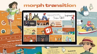 🦊✨️Studio Ghibli Inspired Powerpoint Template for School Presentation by Ree Studies | FREE DOWNLOAD