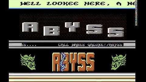 ABYSS Intro - Commodore 64 - C64 - Pandora - Cracktro