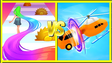 Hair Challenge VS Shape Shifting Going Balls Gameplay Walkthrough All Levels  Update Video Android