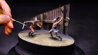 Making a Gladiator Combat Diorama