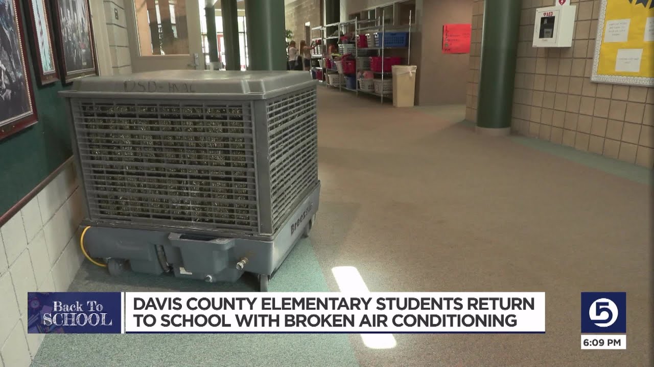 Some Davis County students return to school with broken air conditioning