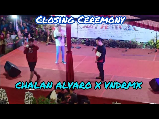 CHALAN ALVARO X VNDRMX | Closing Ceremony | Sangihe Art Festival 2023 #laburto #menalangsuwurang class=