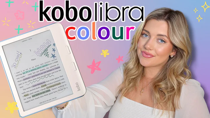 Kobo Libra COLOUR! Unboxing + Tips & Tricks! 🌈  + custom screensaver