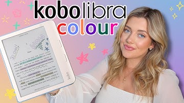 Kobo Libra COLOUR! Unboxing + Tips & Tricks! 🌈  + custom screensaver