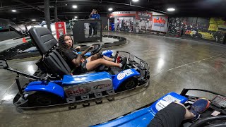 Sunday Fun Day Go-Karts (Daughter VS Daddy) Who Wins?