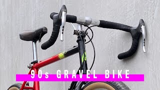 making an OG gravel bike with a vintage mountain bike