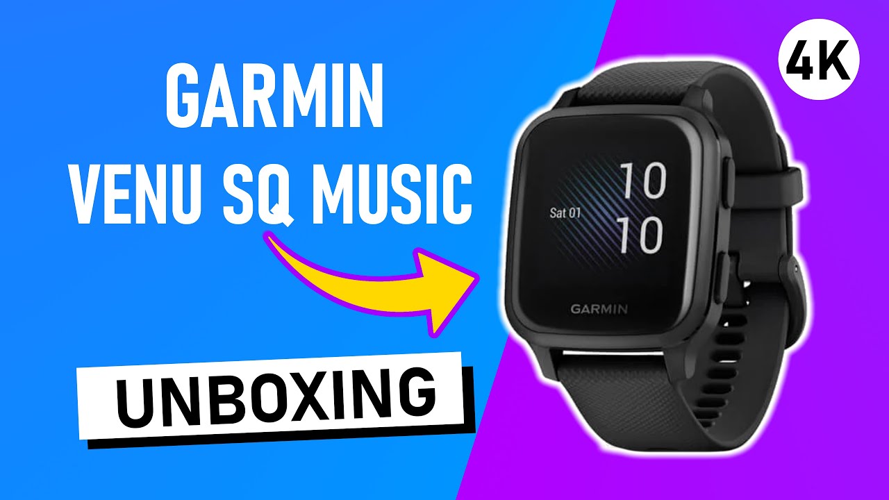 Garmin 010-02426-10 Venu Sq Music Edition Smart Watch Slate Black