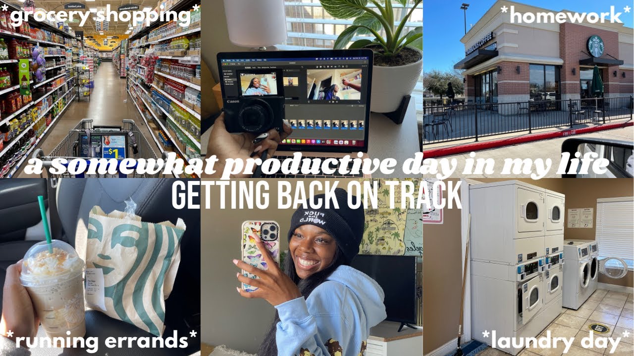 a somewhat productive day in my life *getting back on track* errands ...