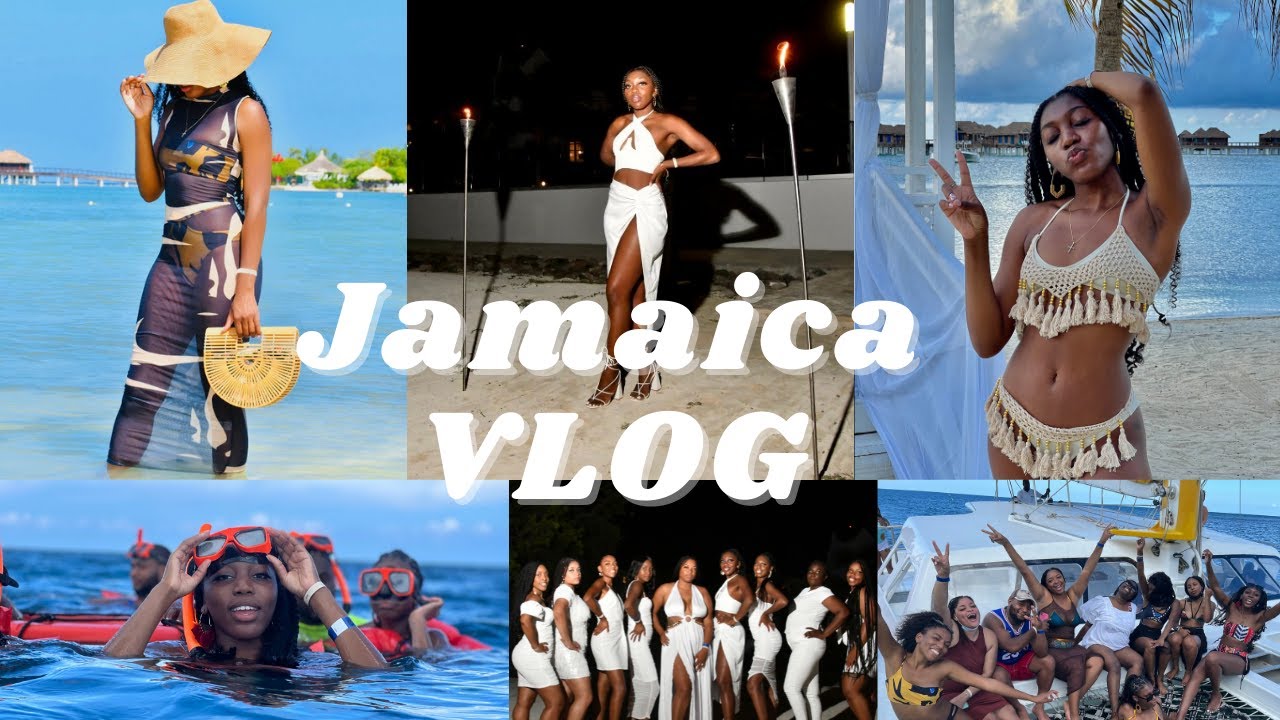 Jamaica Travel Vlog| Montego Bay| Riu Resort| Girls Trip| Zip-lining, ATV, Snorkeling| Friends bday!