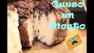 Queso Curado en Mosto de Uvas! Único Cured Cheese in Grape Must! Formaggio Stagionato al Mosto d&#39;Uva